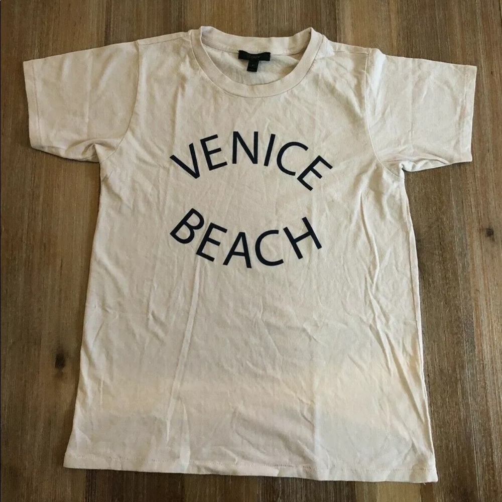 J Crew Women's Venice Beach T Shirt - Light Pink